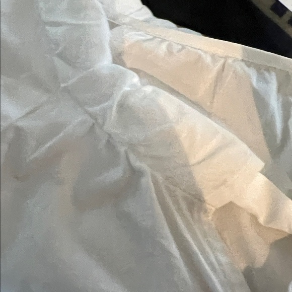 BNWT Talbots Cotton Tie Front Poplin Blouse - Picture 10 of 10